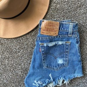 Cutoff Levi Demin Shorts